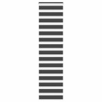 vidaXL Jaluzea tip zebra neagră lățime țesătură 55,9 cm poliester vidaXL Jaluzea tip zebra neagră lățime țesătură 55,9 cm poliester