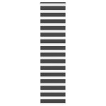 vidaXL Jaluzea tip zebra neagră lățime țesătură 60,9 cm poliester vidaXL Jaluzea tip zebra neagră lățime țesătură 60,9 cm poliester