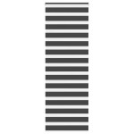 vidaXL Jaluzea tip zebra neagră lățime țesătură 80,9 cm poliester