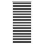 vidaXL Jaluzea tip zebra neagră lățime țesătură 110,9 cm poliester