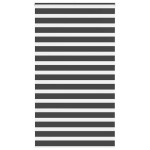 vidaXL Jaluzea tip zebra neagră lățime țesătură 120,9 cm poliester