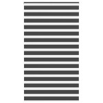 vidaXL Jaluzea tip zebra neagră lățime țesătură 130,9 cm poliester vidaXL Jaluzea tip zebra neagră lățime țesătură 130,9 cm poliester