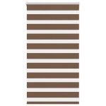 vidaXL Jaluzea tip zebra maro lățime țesătură 80,9 cm poliester vidaXL Jaluzea tip zebra maro lățime țesătură 80,9 cm poliester