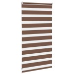 vidaXL Jaluzea tip zebra maro lățime țesătură 80,9 cm poliester vidaXL Jaluzea tip zebra maro lățime țesătură 80,9 cm poliester