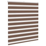 vidaXL Jaluzea tip zebra maro lățime țesătură 120,9 cm poliester vidaXL Jaluzea tip zebra maro lățime țesătură 120,9 cm poliester