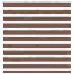 vidaXL Jaluzea tip zebra maro lățime țesătură 145,9 cm poliester vidaXL Jaluzea tip zebra maro lățime țesătură 145,9 cm poliester