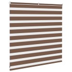 vidaXL Jaluzea tip zebra maro lățime țesătură 145,9 cm poliester vidaXL Jaluzea tip zebra maro lățime țesătură 145,9 cm poliester