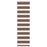 vidaXL Jaluzea tip zebra maro lățime țesătură 35,9 cm poliester