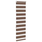 vidaXL Jaluzea tip zebra maro lățime țesătură 40,9 cm poliester