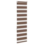 vidaXL Jaluzea tip zebra maro lățime țesătură 45,9 cm poliester
