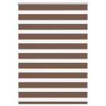 vidaXL Jaluzea tip zebra maro lățime țesătură 100,9 cm poliester vidaXL Jaluzea tip zebra maro lățime țesătură 100,9 cm poliester