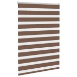vidaXL Jaluzea tip zebra maro lățime țesătură 100,9 cm poliester vidaXL Jaluzea tip zebra maro lățime țesătură 100,9 cm poliester