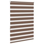 vidaXL Jaluzea tip zebra maro lățime țesătură 105,9 cm poliester vidaXL Jaluzea tip zebra maro lățime țesătură 105,9 cm poliester