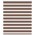 vidaXL Jaluzea tip zebra maro lățime țesătură 115,9 cm poliester vidaXL Jaluzea tip zebra maro lățime țesătură 115,9 cm poliester