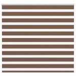 vidaXL Jaluzea tip zebra maro lățime țesătură 150,9 cm poliester vidaXL Jaluzea tip zebra maro lățime țesătură 150,9 cm poliester