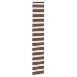 vidaXL Jaluzea tip zebra maro lățime țesătură 40,9 cm poliester
