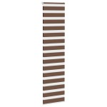 vidaXL Jaluzea tip zebra maro lățime țesătură 50,9 cm poliester