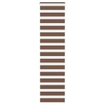 vidaXL Jaluzea tip zebra maro lățime țesătură 60,9 cm poliester