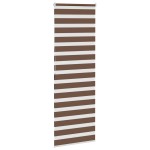 vidaXL Jaluzea tip zebra maro lățime țesătură 80,9 cm poliester