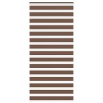vidaXL Jaluzea tip zebra maro lățime țesătură 105,9 cm poliester vidaXL Jaluzea tip zebra maro lățime țesătură 105,9 cm poliester