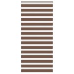 vidaXL Jaluzea tip zebra maro lățime țesătură 110,9 cm poliester vidaXL Jaluzea tip zebra maro lățime țesătură 110,9 cm poliester