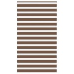vidaXL Jaluzea tip zebra maro lățime țesătură 115,9 cm poliester vidaXL Jaluzea tip zebra maro lățime țesătură 115,9 cm poliester