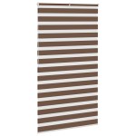 vidaXL Jaluzea tip zebra maro lățime țesătură 115,9 cm poliester vidaXL Jaluzea tip zebra maro lățime țesătură 115,9 cm poliester