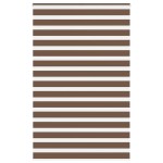 vidaXL Jaluzea tip zebra maro lățime țesătură 135,9 cm poliester