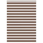 vidaXL Jaluzea tip zebra maro lățime țesătură 155,9 cm poliester vidaXL Jaluzea tip zebra maro lățime țesătură 155,9 cm poliester