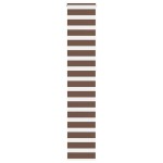 vidaXL Jaluzea tip zebra maro lățime țesătură 40,9 cm poliester