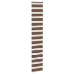 vidaXL Jaluzea tip zebra maro lățime țesătură 40,9 cm poliester