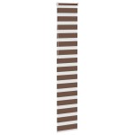 vidaXL Jaluzea tip zebra maro lățime țesătură 40,9 cm poliester