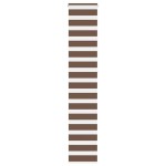 vidaXL Jaluzea tip zebra maro lățime țesătură 45,9 cm poliester