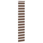 vidaXL Jaluzea tip zebra maro lățime țesătură 45,9 cm poliester