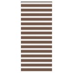 vidaXL Jaluzea tip zebra maro lățime țesătură 105,9 cm poliester vidaXL Jaluzea tip zebra maro lățime țesătură 105,9 cm poliester
