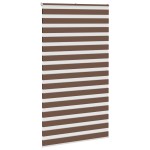 vidaXL Jaluzea tip zebra maro lățime țesătură 115,9 cm poliester vidaXL Jaluzea tip zebra maro lățime țesătură 115,9 cm poliester
