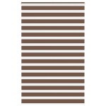 vidaXL Jaluzea tip zebra maro lățime țesătură 135,9 cm poliester
