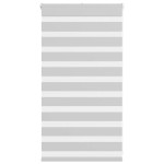 vidaXL Jaluzea tip zebra gri deschis lățime țesătură 75,9 cm poliester