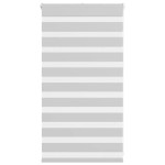 vidaXL Jaluzea tip zebra gri deschis lățime țesătură 80,9 cm poliester