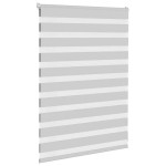vidaXL Jaluzea tip zebra gri deschis lățime țesătură 90,9 cm poliester