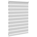 vidaXL Jaluzea tip zebra gri deschis lățime țesătură 90,9 cm poliester