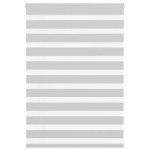 vidaXL Jaluzea tip zebra gri deschis lățime țesătură 105,9cm poliester