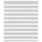 vidaXL Jaluzea tip zebra gri deschis lățime țesătură 115,9cm poliester