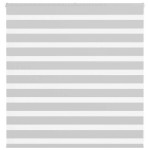 vidaXL Jaluzea tip zebra gri deschis lățime țesătură 140,9cm poliester