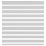 vidaXL Jaluzea tip zebra gri deschis lățime țesătură 145,9cm poliester