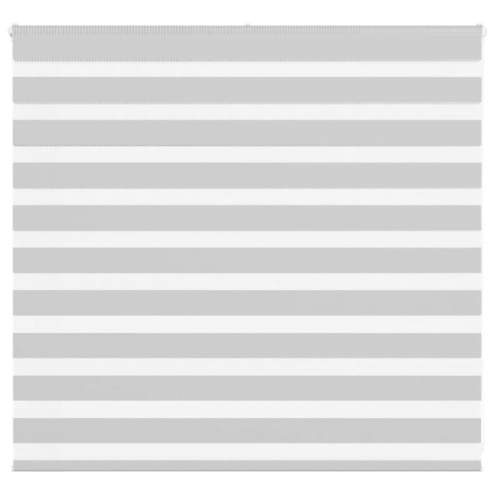vidaXL Jaluzea tip zebra gri deschis lățime țesătură 155,9cm poliester