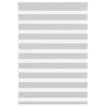 vidaXL Jaluzea tip zebra gri deschis lățime țesătură 100,9cm poliester