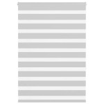 vidaXL Jaluzea tip zebra gri deschis lățime țesătură 110,9 m poliester