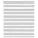 vidaXL Jaluzea tip zebra gri deschis lățime țesătură 120,9cm poliester