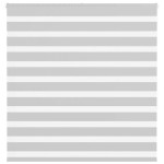 vidaXL Jaluzea tip zebra gri deschis lățime țesătură 135,9cm poliester